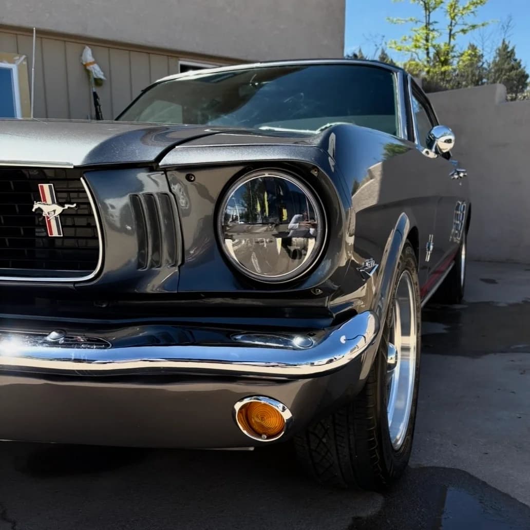 1966 Ford Mustang Exterior Detail + Engine Bay Detail